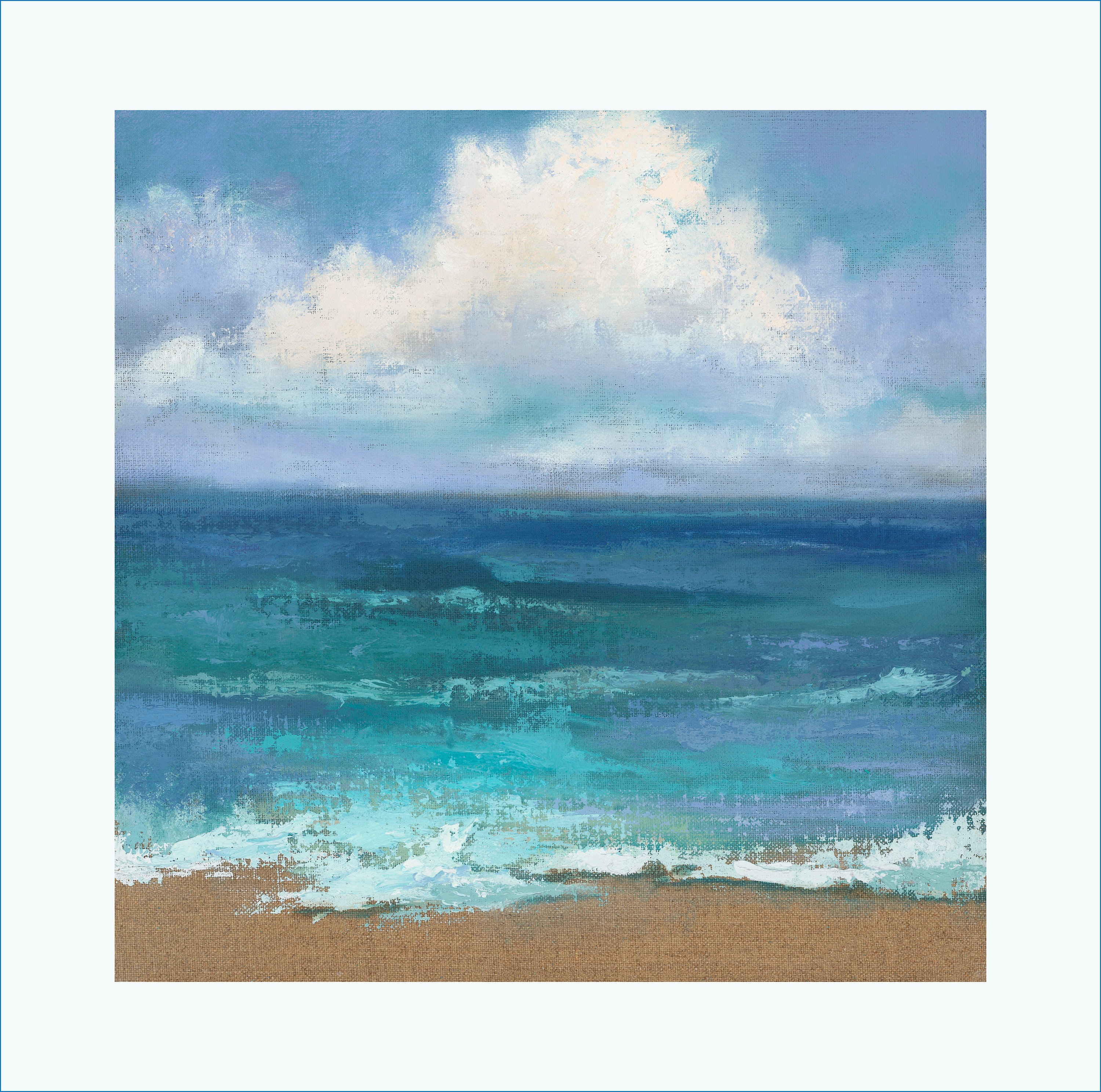【P50号】good blue(cave) 油絵 oil painting P50号】good blue(cave) 油絵 oil painting