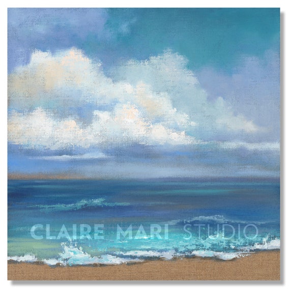 Ocean Art Seascape SKY + SURF 4, Clouds and Ocean Oil