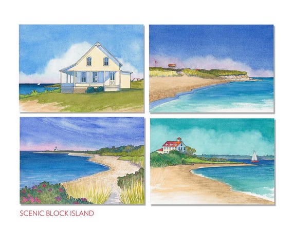 Block Island Art • Rhode Island Art • Old Harbor Point