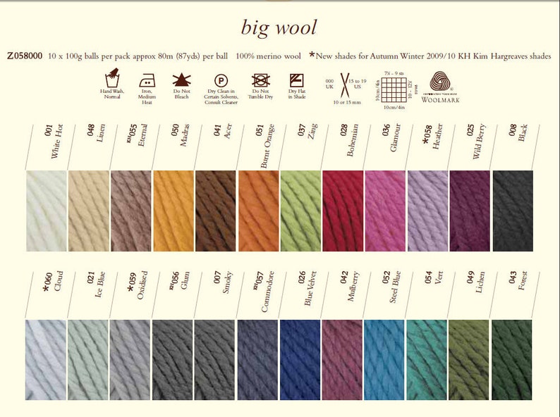 Acer Rowan Big Wool Yarn Color 41