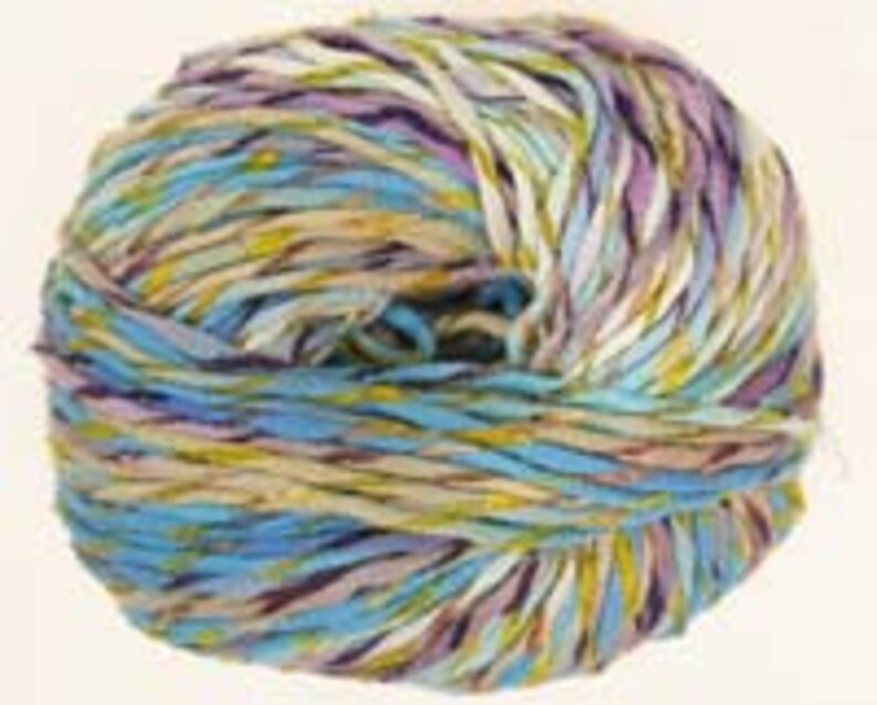 Trendsetter Incanto Yarn Color 22 Turquoise and Blueberries