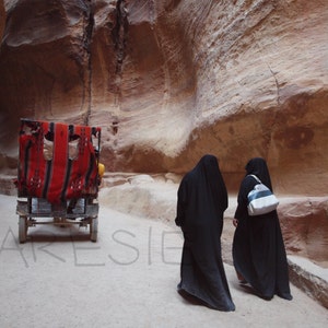 People of Petra, Jordan - Digital Download Color Photograph - Instant Download, Photo, People Photography