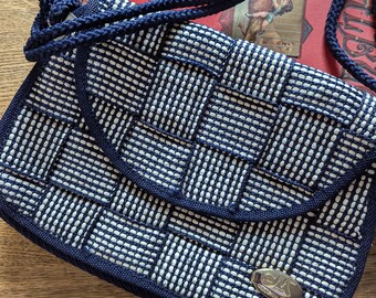 Vintage woven handbag, Italian, GM Rande Oda