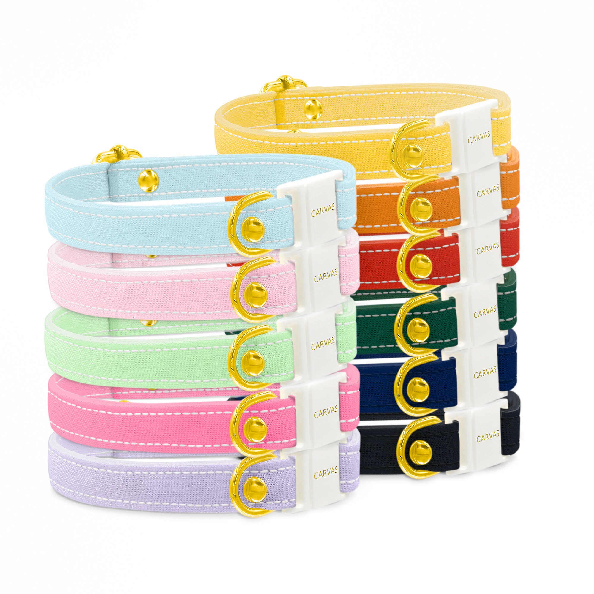 pastel cat collar