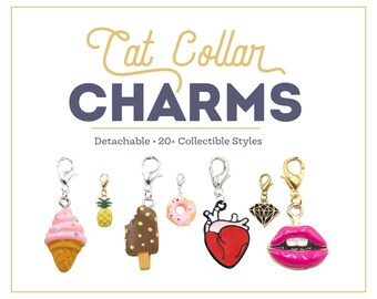 Cat Collar Charms for Cat Collars or XXS Dog Collars