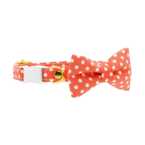Floral Bow Tie Cat Collar With Breakaway Safety Buckle Etsy
