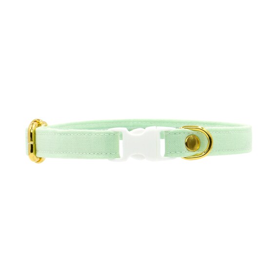 Mint Green Cat Collar with Breakaway Safety Buckle Kitten Etsy