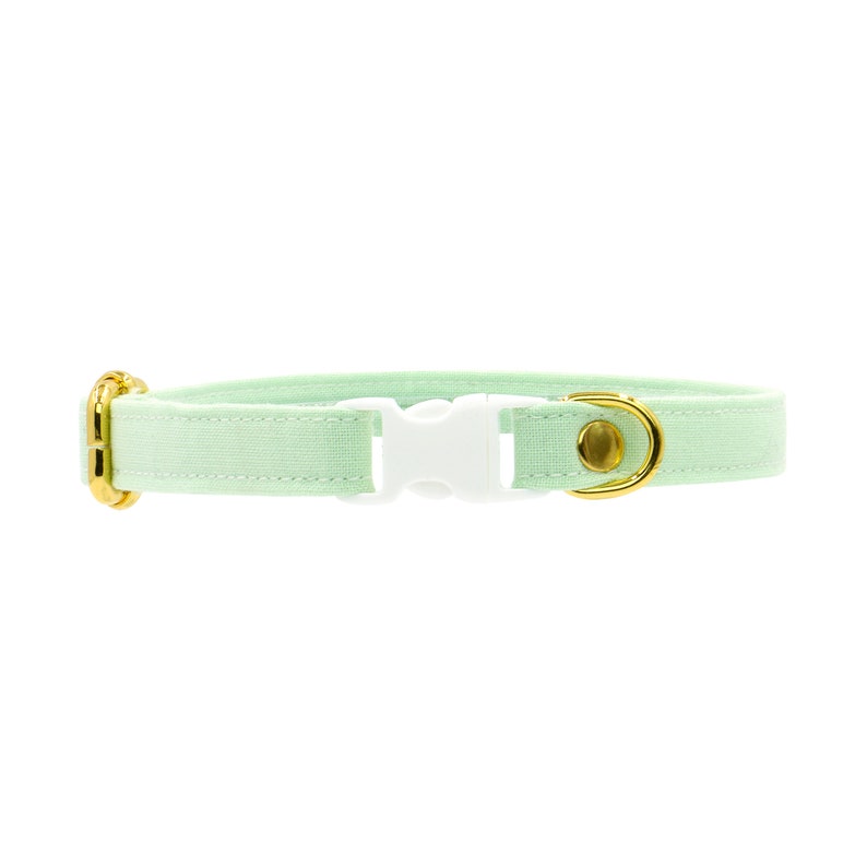Mint Green Cat Collar with Breakaway Safety Buckle Kitten Etsy