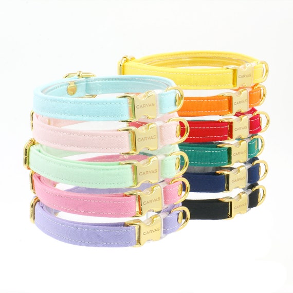 pastel cat collar