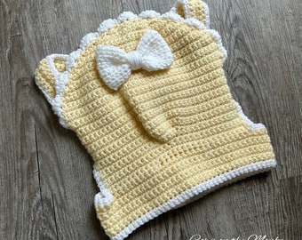 Crochet Buttercream Baby Doll Carrier