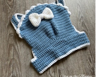Crochet Stonewash Baby Doll Carrier