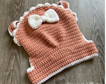 Crochet Cherry Blossom Baby Doll Carrier