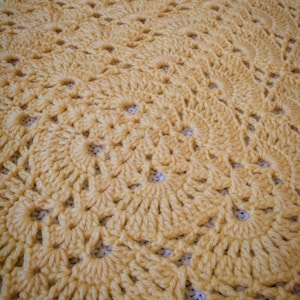 PDF PATTERN only - crochet fan baby blanket