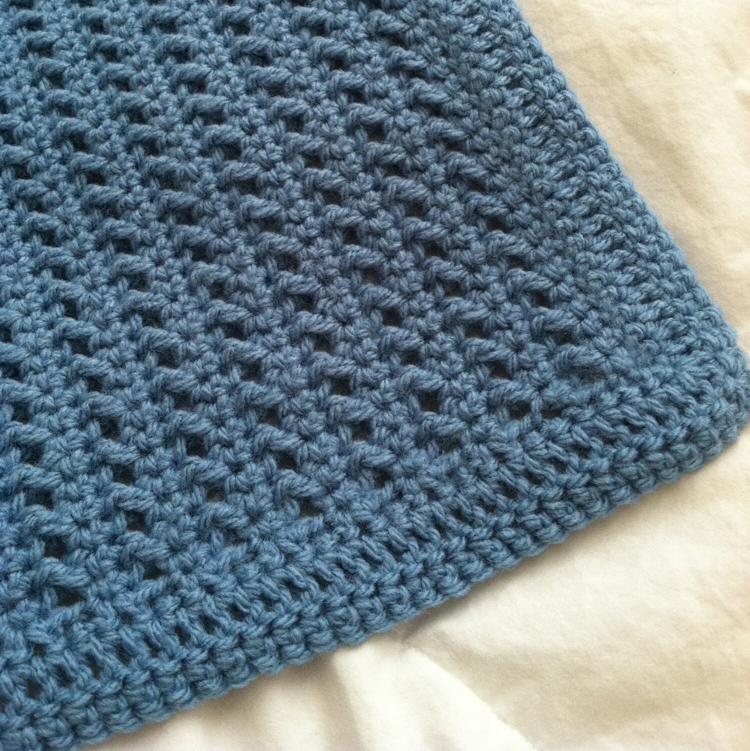 Cross stitch crochet baby blanket Etsy