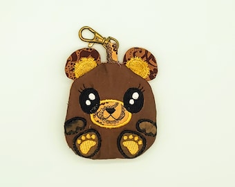 Cute Bear Coin Purse with Zipper