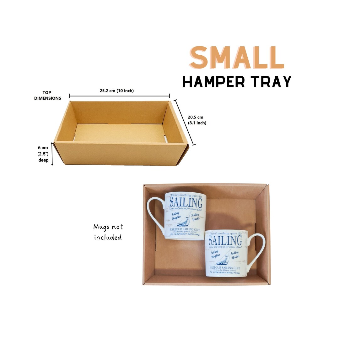 Gift Hamper Tray Selfassembly 17.7cm X 22.8cm X 6cm Food / Etsy