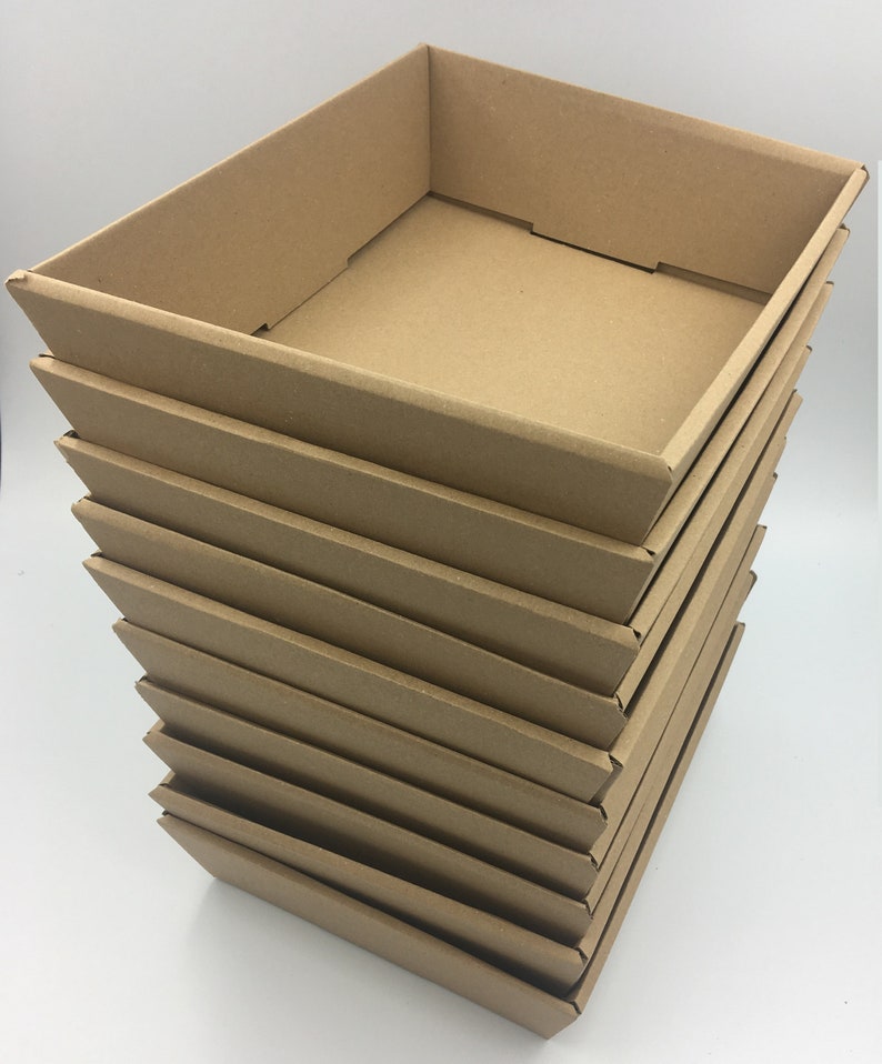 Hamper Tray Selfassembly Cardboard 17.7cm X 22.8cm X 6cm Etsy