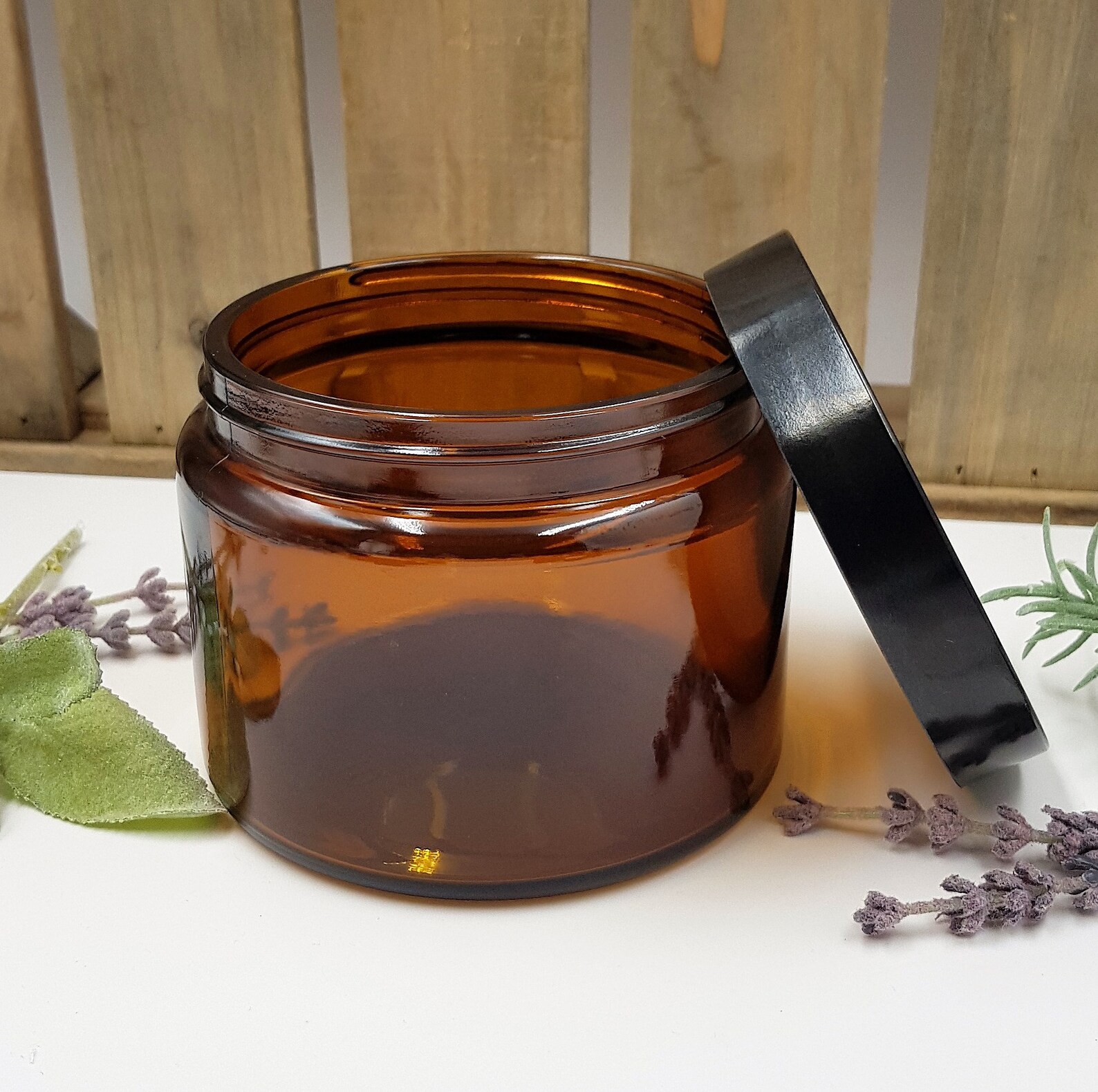 500ml Large Amber Glass Jars with Black 100mm R3 Screw on Lids Etsy