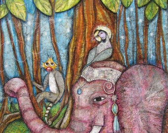 Three Friends under the Banyon Tree