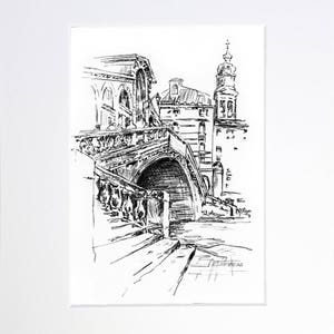 Italian / Drawings / Set of Four / Prints / Illustration / Pen and Ink ...