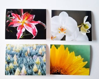 Sale! Flowers nature photography blank note greeting cards box set