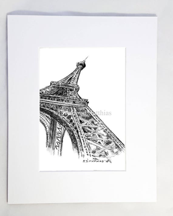 eiffel tower 3D Drawing Architecture by Stefan Pabst - Artist.com