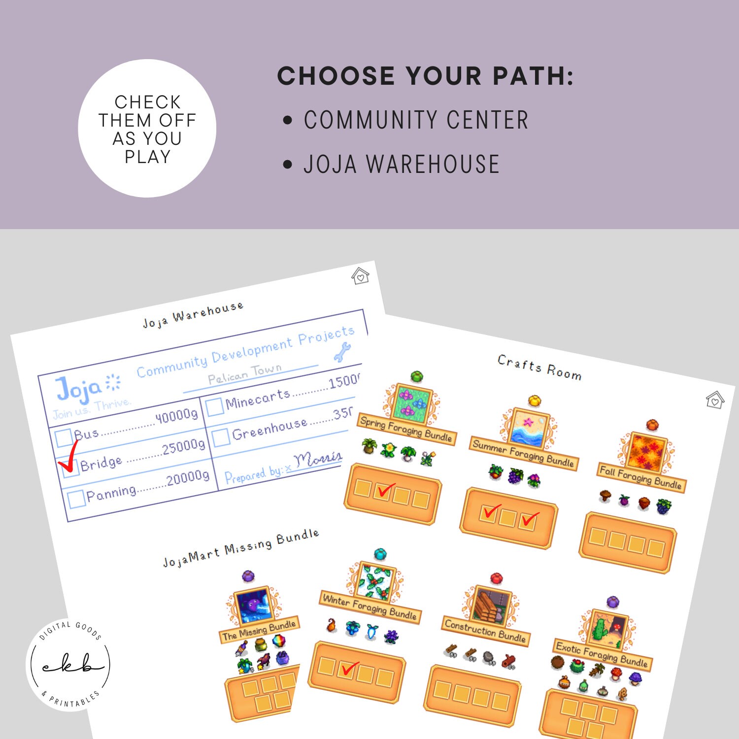 Stardew Valley Video Game Tracker Checklist Seasons Etsy Australia