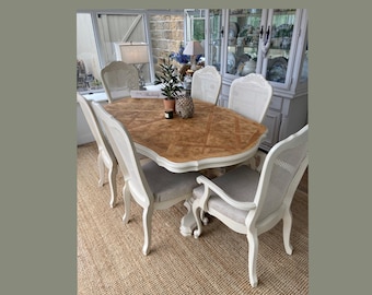 Shabby Chic Dining Table And Chairs Etsy