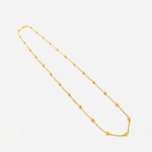 Long Gold Layering Necklace