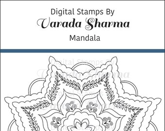 Digital Stamps - Mandala