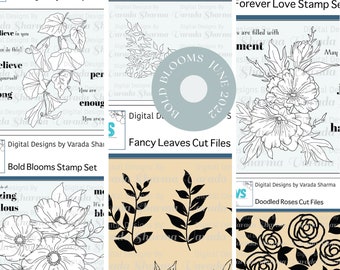 Bold Blooms June 2022 Release Bundle
