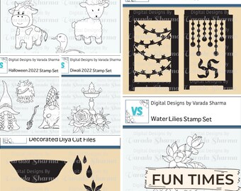 Digital Stamps - Fun Times - Oct 2022 Release Bundle