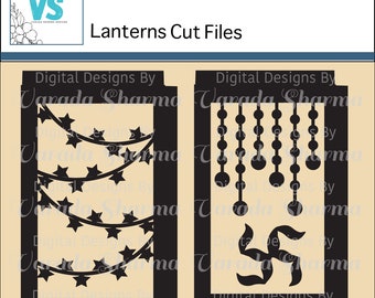 Digital Cut Files - Lanterns