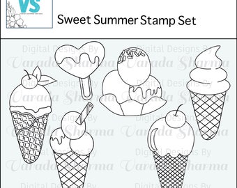 Digital Stamps - Sweet Summer