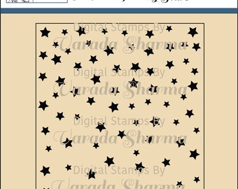 Digital Cut Files - Falling Stars