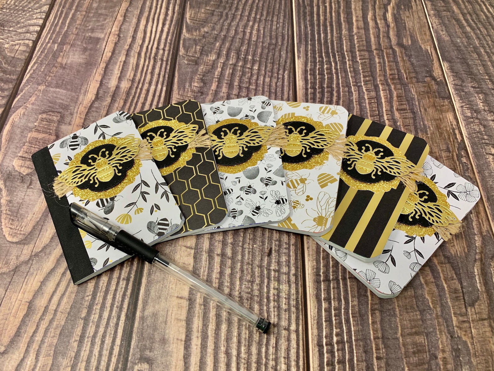 Set of 6 Bee Notepads Mini Notepads Note Pads Purse | Etsy