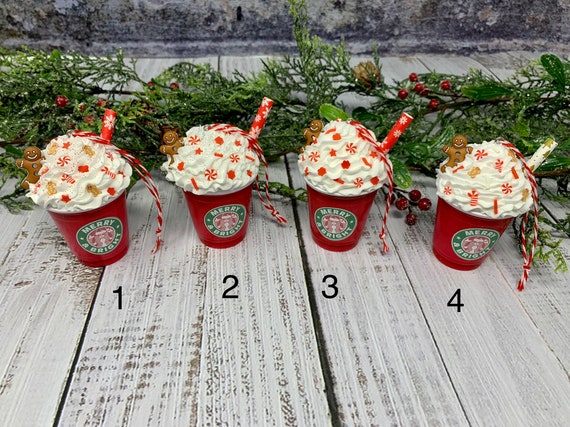Faux Whipped Cream Starbucks Christmas Ornament - Etsy