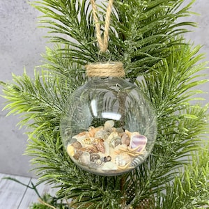 Beach Ornament, Shell Ornament, Christmas Ornament, Ornament, Ocean Ornament, Sand Ornament, Starfish Ornament