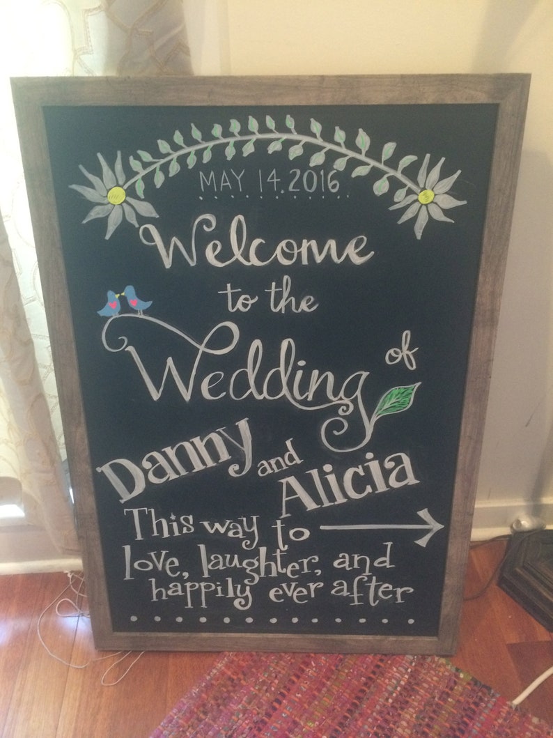 Custom Wedding Chalkboards Chalk Art Table Numbers Etsy UK