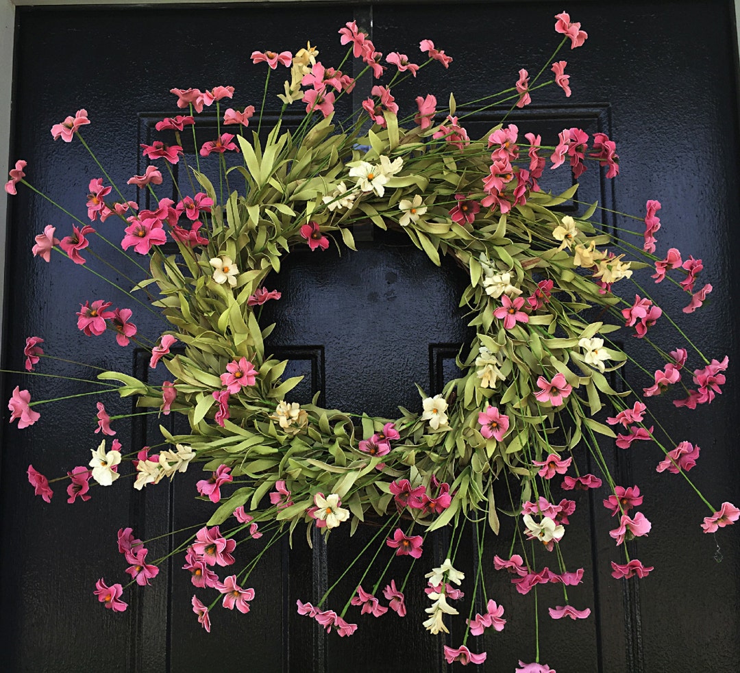 Spring half wreathe 2023 (暖色系) インテリア | d-edge.com.br