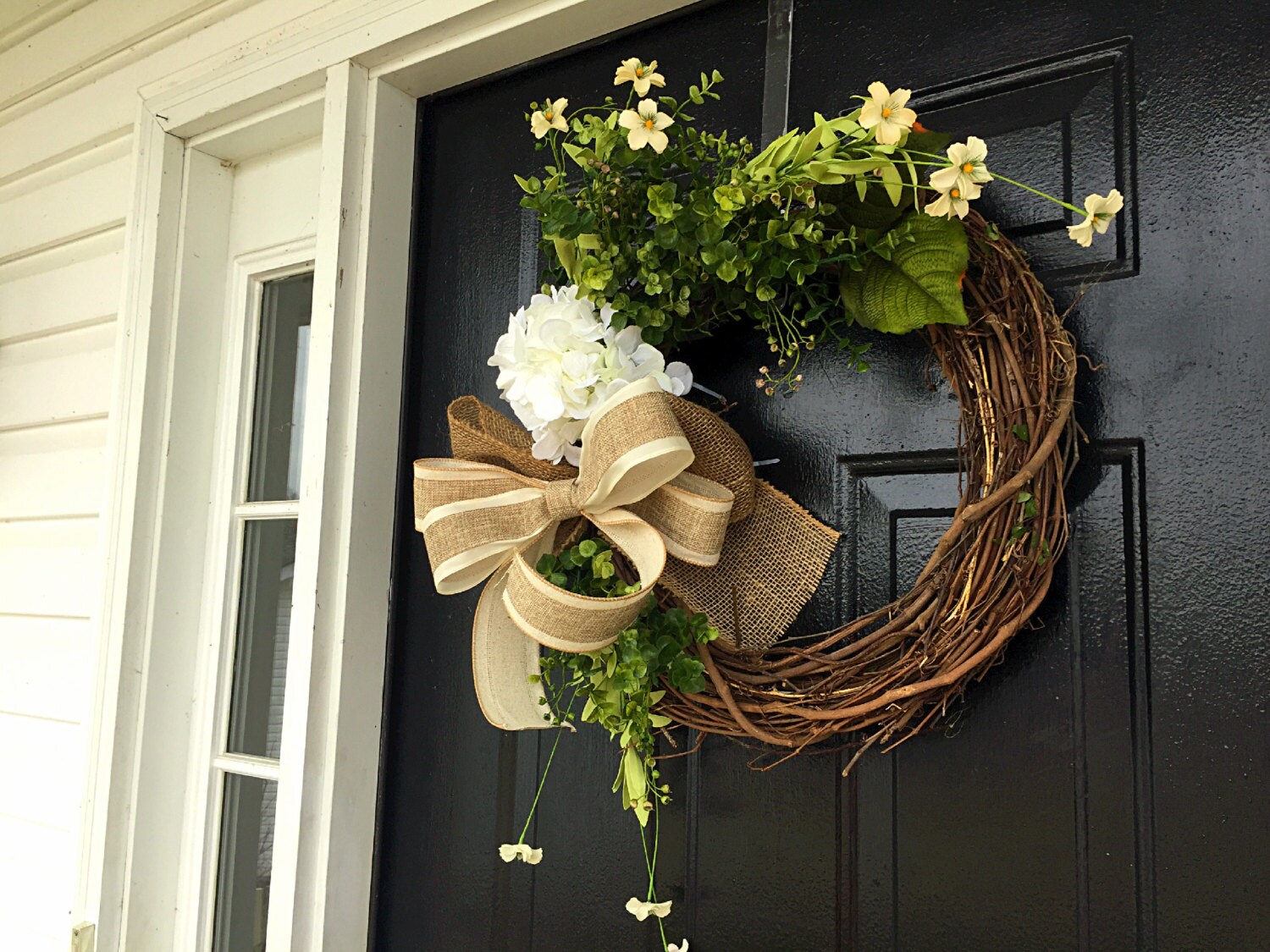 Summer Wreath Spring Decor Summer door wreath Front Door Etsy
