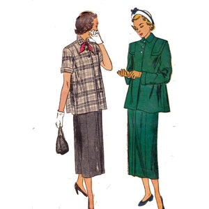 May include: Two women wearing vintage 1950s style dresses. The woman on the left is wearing a plaid dress with a red bow tie and a black purse. The woman on the right is wearing a green dress with a white hat.