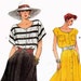Vogue 9578 Vintage 1980s Sewing Pattern Misses Top And Skirt Sizes 8, 10 and 12