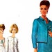Vintage 1960s Mod Sewing Pattern Designer A-Line Dress With Short Jacket Simplicity 6776