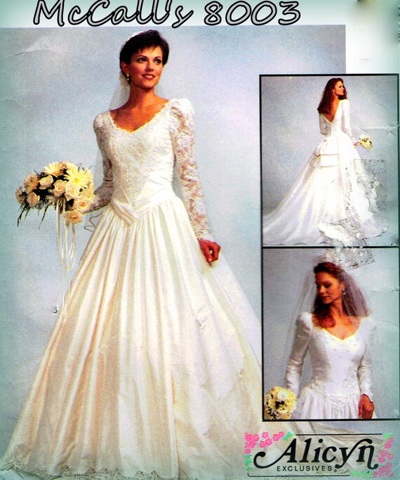 8578 UNCUT McCalls SEWING Pattern Alicyn Exclusive Little Girls Dress Party OOP