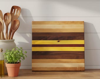 Rustic Kitchen Hardwood Cutting Board (#413)