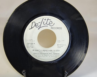 1973 De-Lite DJ Promo Vinyl 45 Schallplatte Janice Saddler Soul (AF#373)