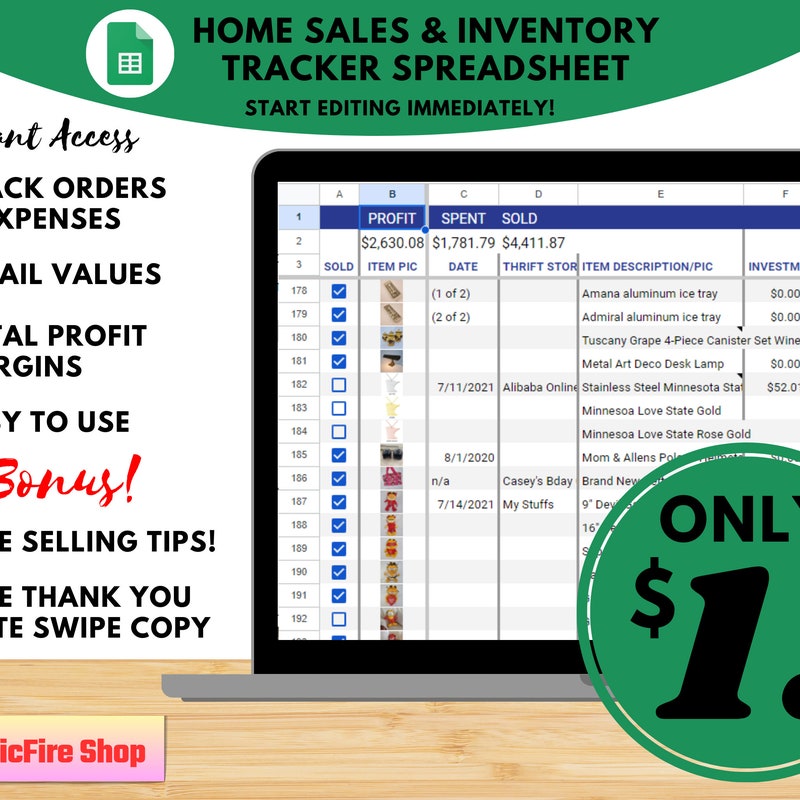 Etsy Shop Inventory Tracker - Etsy