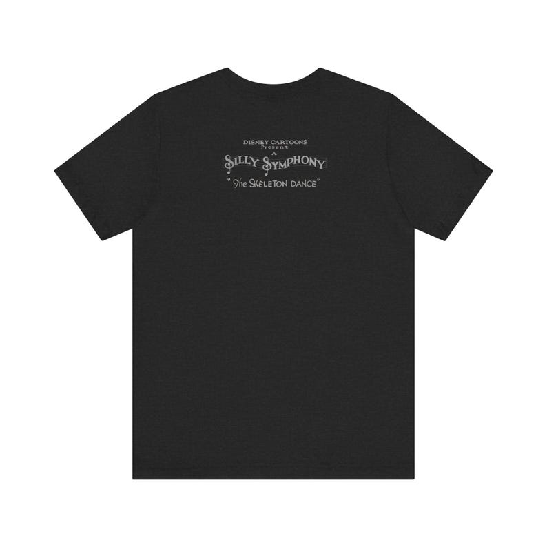 Skeleton Dance Unisex T-Shirt Double-Sided Graveyard Silly Symphonies (D1) image 10