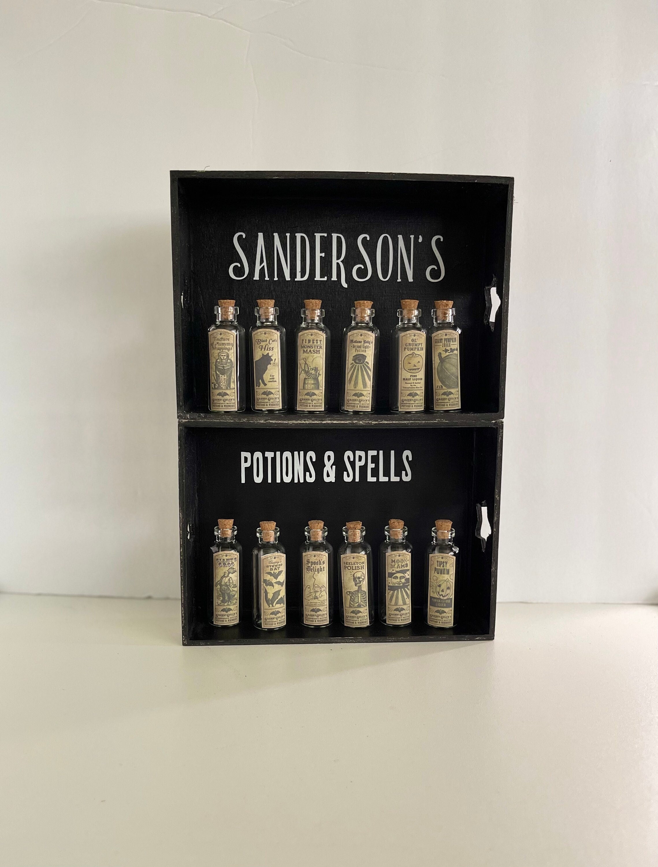 Hocus Pocus Inspired Apothecary Set, Potion Set I Halloween Decoration